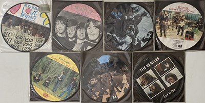 Lot 44 - THE BEATLES - 7" PICTURE DISCS