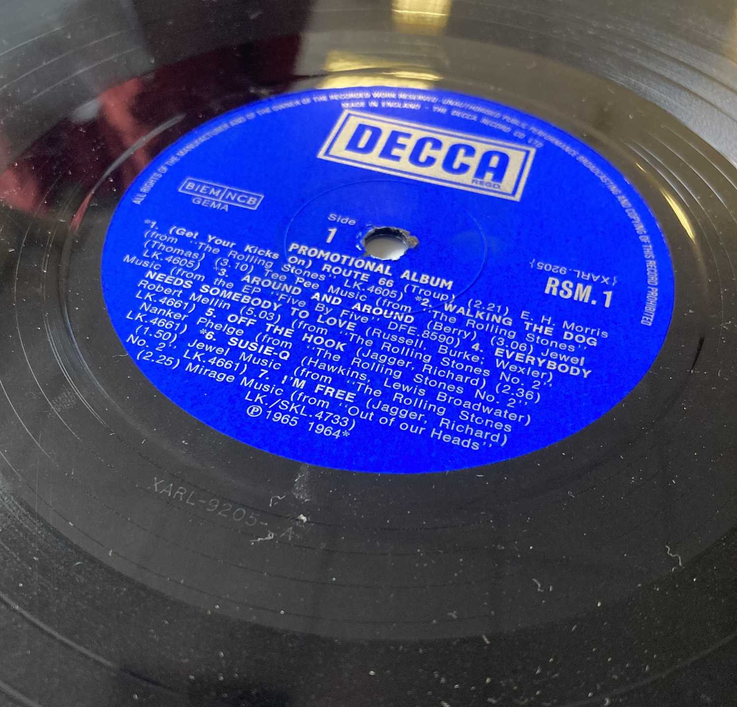 Lot 494 ROLLING STONES RADIO PROMOTIONAL ALBUM FULLY