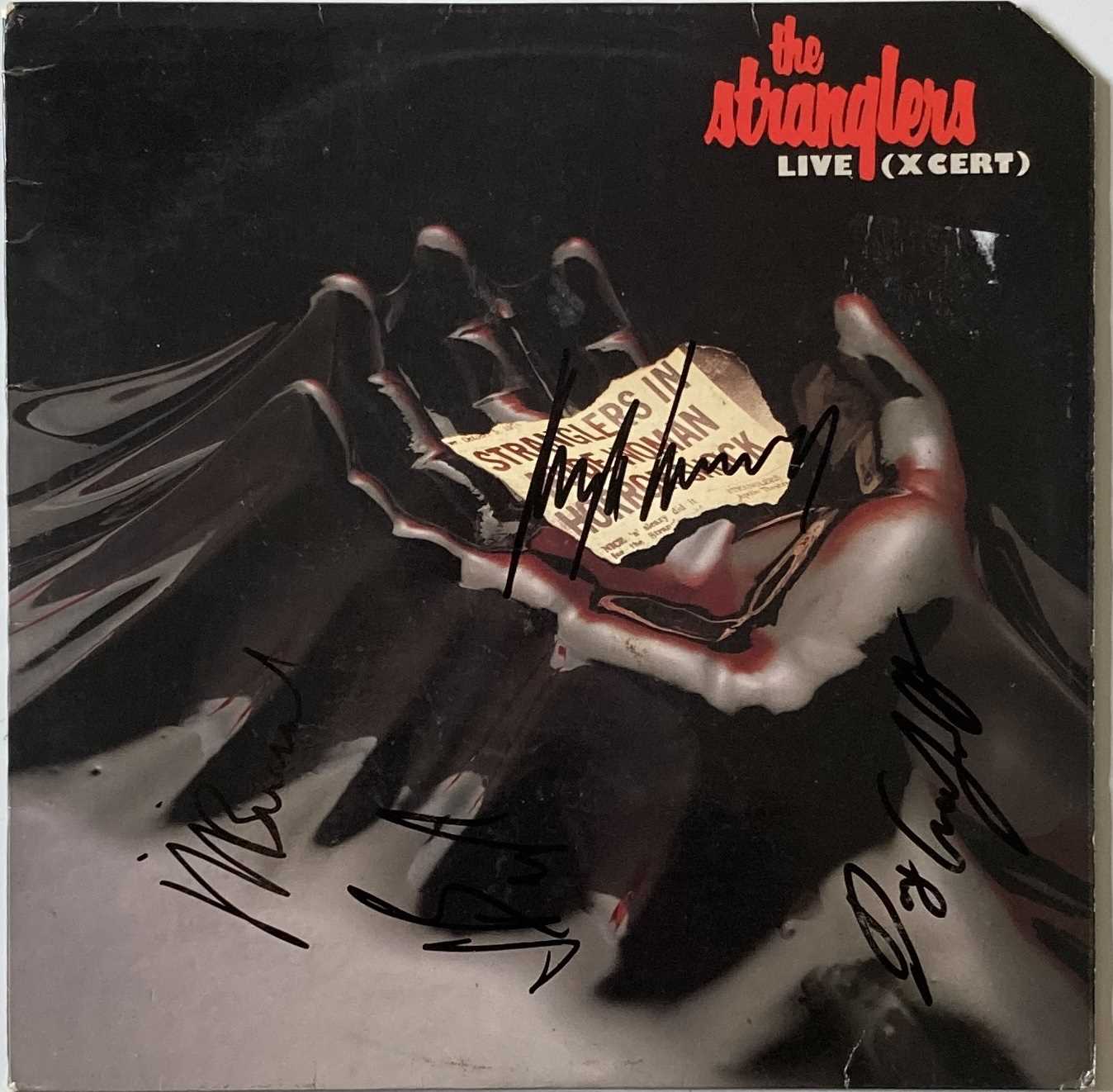 Lot 225 - THE STRANGLERS SIGNED LP.