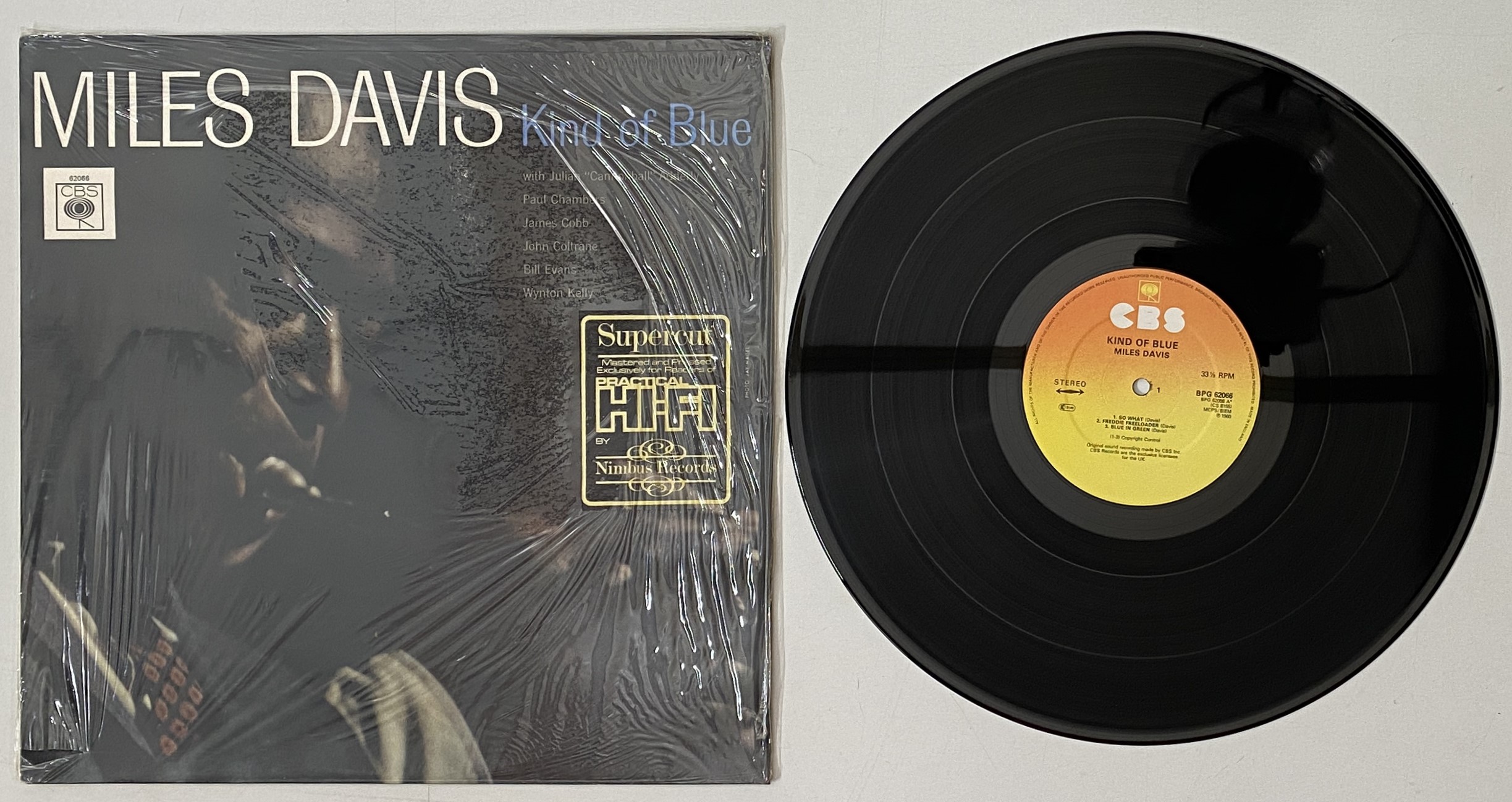 Lot 123 - MILES DAVIS - KIND OF BLUE LP (NIMBUS