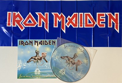 Lot 46 - IRON MAIDEN & RELATED - PICTURE/SHAPED DISC RELEASES