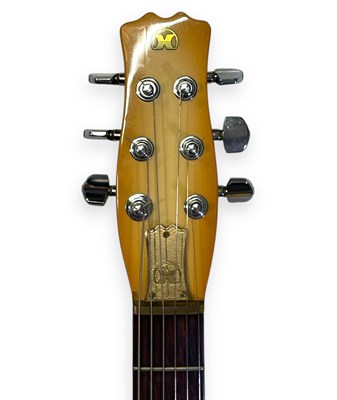 Lot 392 - THE PAUL HEMMINGS COLLECTION- THE LA'S - LEGENDARY LEE MAVERS USED HONDO DANELECTRO GUITAR.