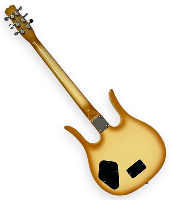 Lot 392 - THE PAUL HEMMINGS COLLECTION- THE LA'S - LEGENDARY LEE MAVERS USED HONDO DANELECTRO GUITAR.