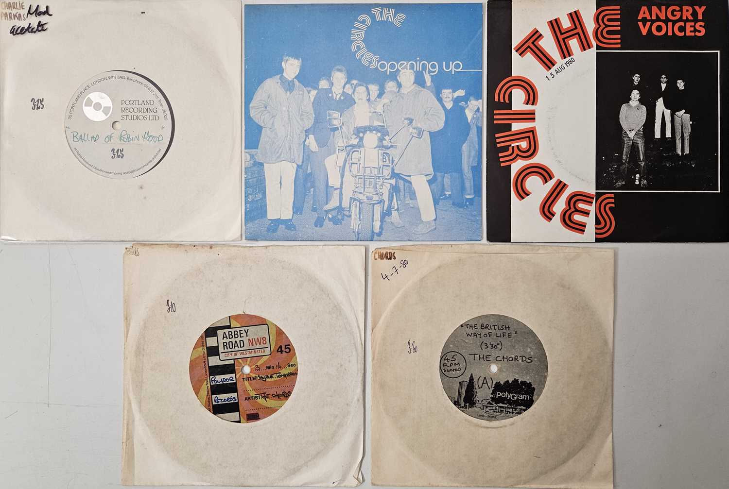 Lot 4 - MOD - 7" RARITIES/ ACETATES PACK