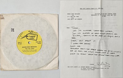 Lot 6 - THE CITY LIMITS - MORSE-CODE MESSAGES 7" (UK ORIGINAL - INC LETTER TO JOHN - RRP 1003)