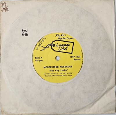 Lot 6 - THE CITY LIMITS - MORSE-CODE MESSAGES 7" (UK ORIGINAL - INC LETTER TO JOHN - RRP 1003)