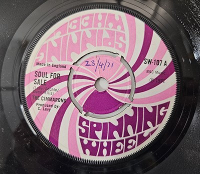 Lot 7 - THE CIMARONS - SOUL FOR SALE 7" (REGGAE - UK ORIGINAL - SPINNING WHEEL - SW-107)