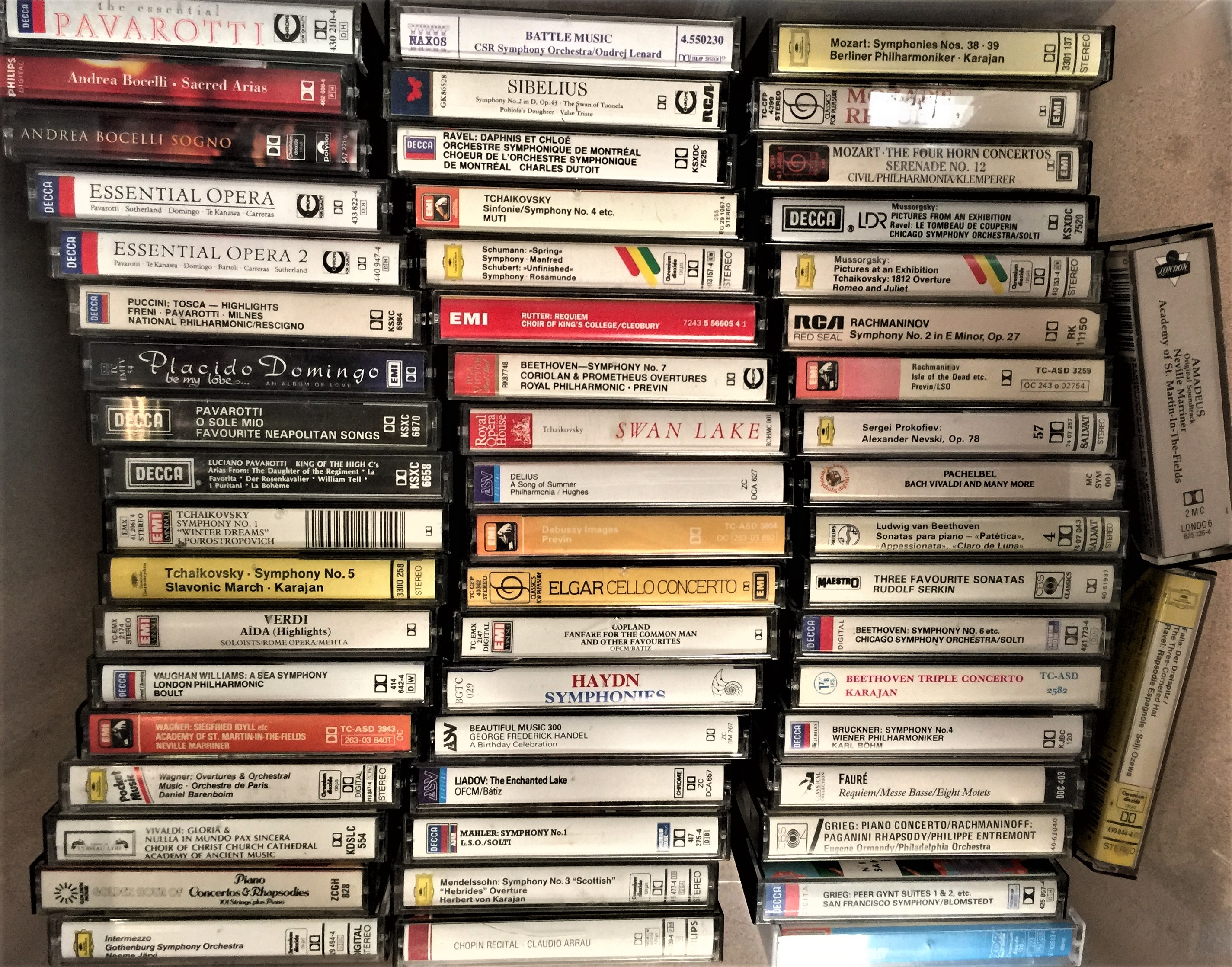 Lot 1156 CLASSICAL CDs/ CASSETTES COLLECTION