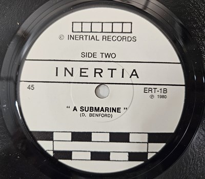 Lot 11 - INERTIA - THE SCREEN/ A SUBMARINE 7" (UK ORIGINAL W/ LETTER - ERT-1)