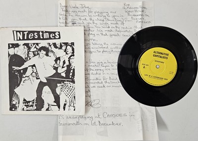 Lot 16 - PUNK - 7" RARITIES PACK (INC SIGNED/ LETTERS TO JOHN)