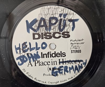 Lot 16 - PUNK - 7" RARITIES PACK (INC SIGNED/ LETTERS TO JOHN)