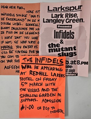 Lot 16 - PUNK - 7" RARITIES PACK (INC SIGNED/ LETTERS TO JOHN)