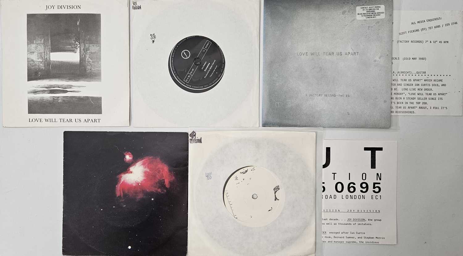 Lot 17 - JOY DIVISION - 7" PACK (INC RARITIES)