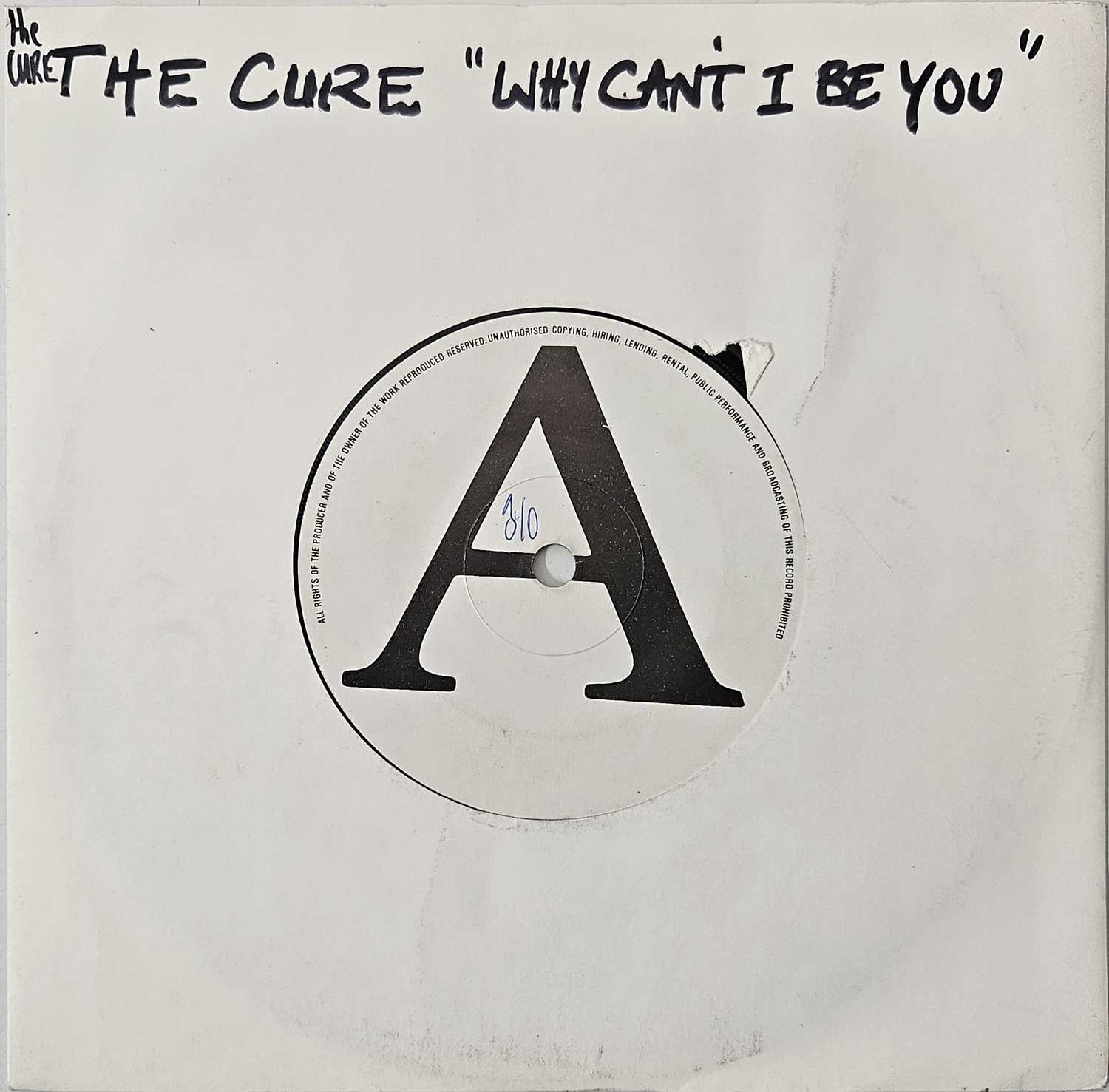 Lot 20 - THE CURE - WHY CAN'T I BE YOU/ A JAPANESE DREAM 7" (UK TEST PRESSING - FICTION - FICS 25)