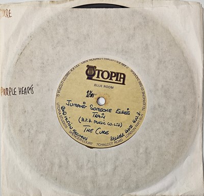 Lot 23 - THE CURE - JUMPING SOMEONE ELSE'S TRAIN/ FRUSTRATION 7" ACETATE (UTOPIA)