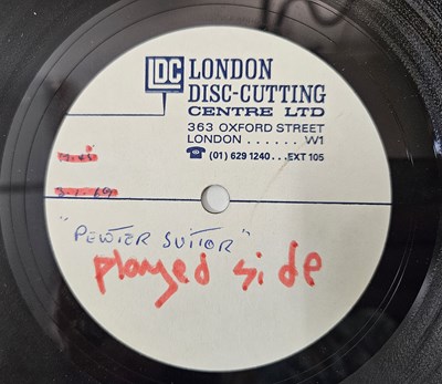 Lot 26 - T REX - PEWTER SUITOR 7" ACETATE (HAND WRITTEN LABEL BY MARC BOLAN)
