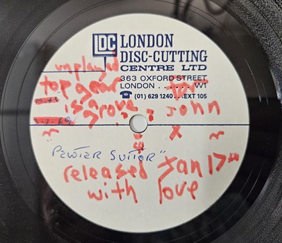 Lot 26 - T REX - PEWTER SUITOR 7" ACETATE (HAND WRITTEN LABEL BY MARC BOLAN)