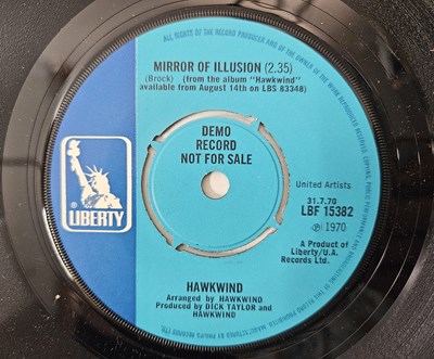Lot 29 - HAWKWIND - HURRY ON SUNDOWN 7" (UK LIBERTY DEMO W/ FLYER - LBF 15383)