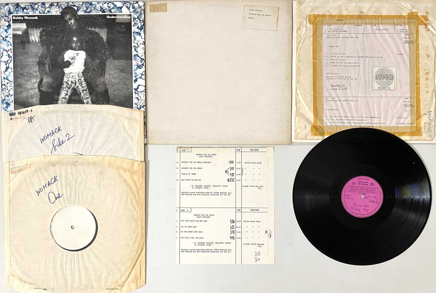 Lot 35 - SOUL - LP TEST PRESSING RARITIES PACK