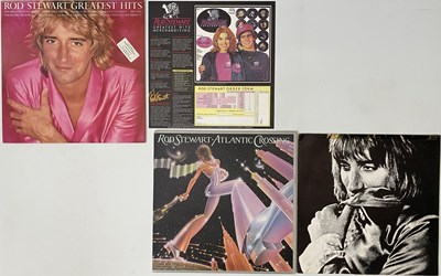 Lot 38 - ROD STEWART AND RELATED - LP PACK (INC ATLANTIC CROSSING WITH JOHNS NOTES)