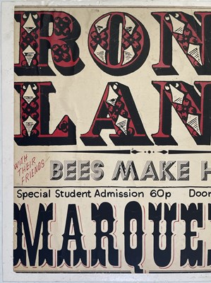 Lot 13 - RONNIE LANE & SLIM CHANCE - ORIGINAL 1974 MARQUEE CLUB POSTER.