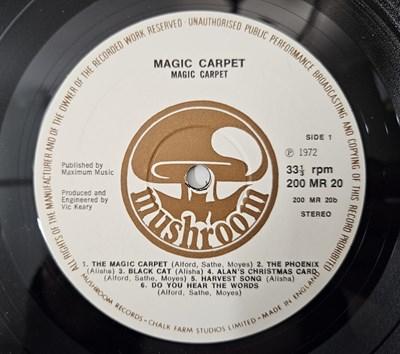 Lot 43 - MAGIC CARPET - MAGIC CARPET LP (UK ORIGINAL - MUSHROOM - 200 MR 20)