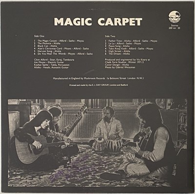 Lot 43 - MAGIC CARPET - MAGIC CARPET LP (UK ORIGINAL - MUSHROOM - 200 MR 20)