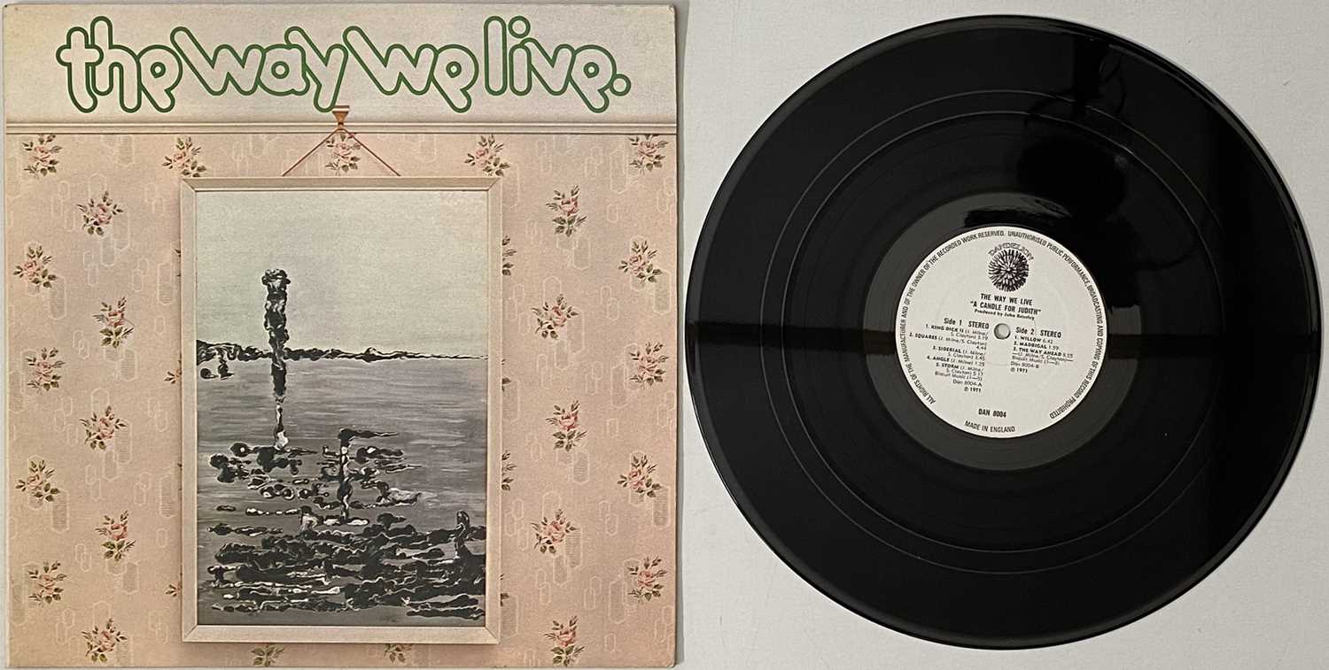 Lot 45 - THE WAY WE LIVE - A CANDLE FOR JUDITH LP (UK ORIGINAL - DANDELION - DAN 8004)