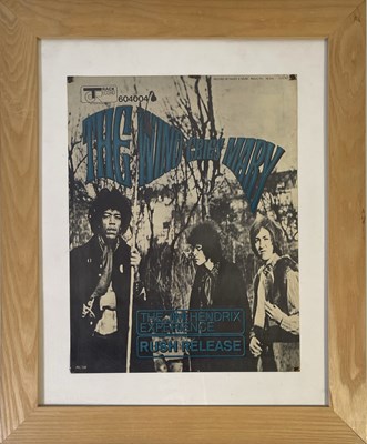 Lot 15 - JIMI HENDRIX - ORIGINAL 'THE WIND CRIES MARY' PROMOTIONAL POSTER.