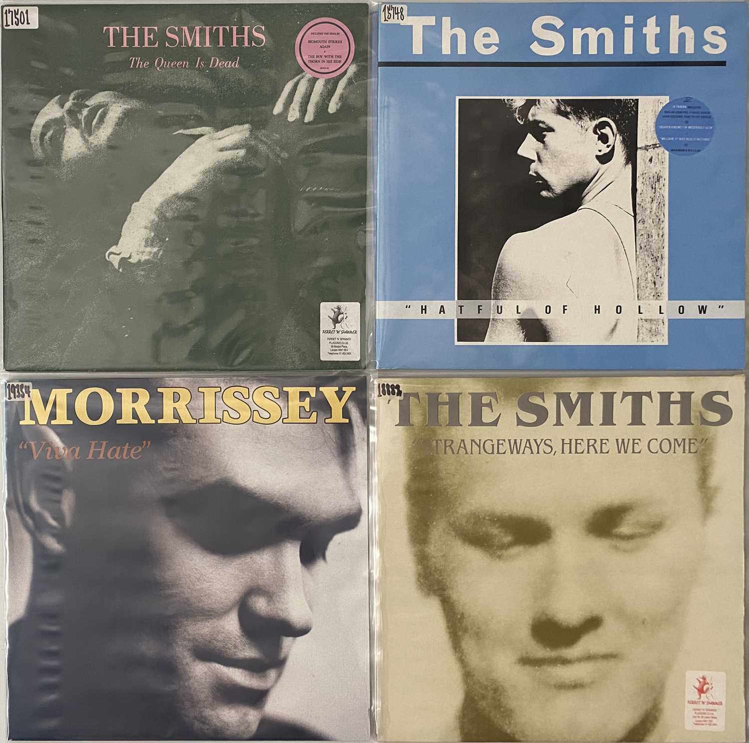 Lot 65 - THE SMITHS/ MORRISSEY - LP PACK (INC PRESS RELEASE)