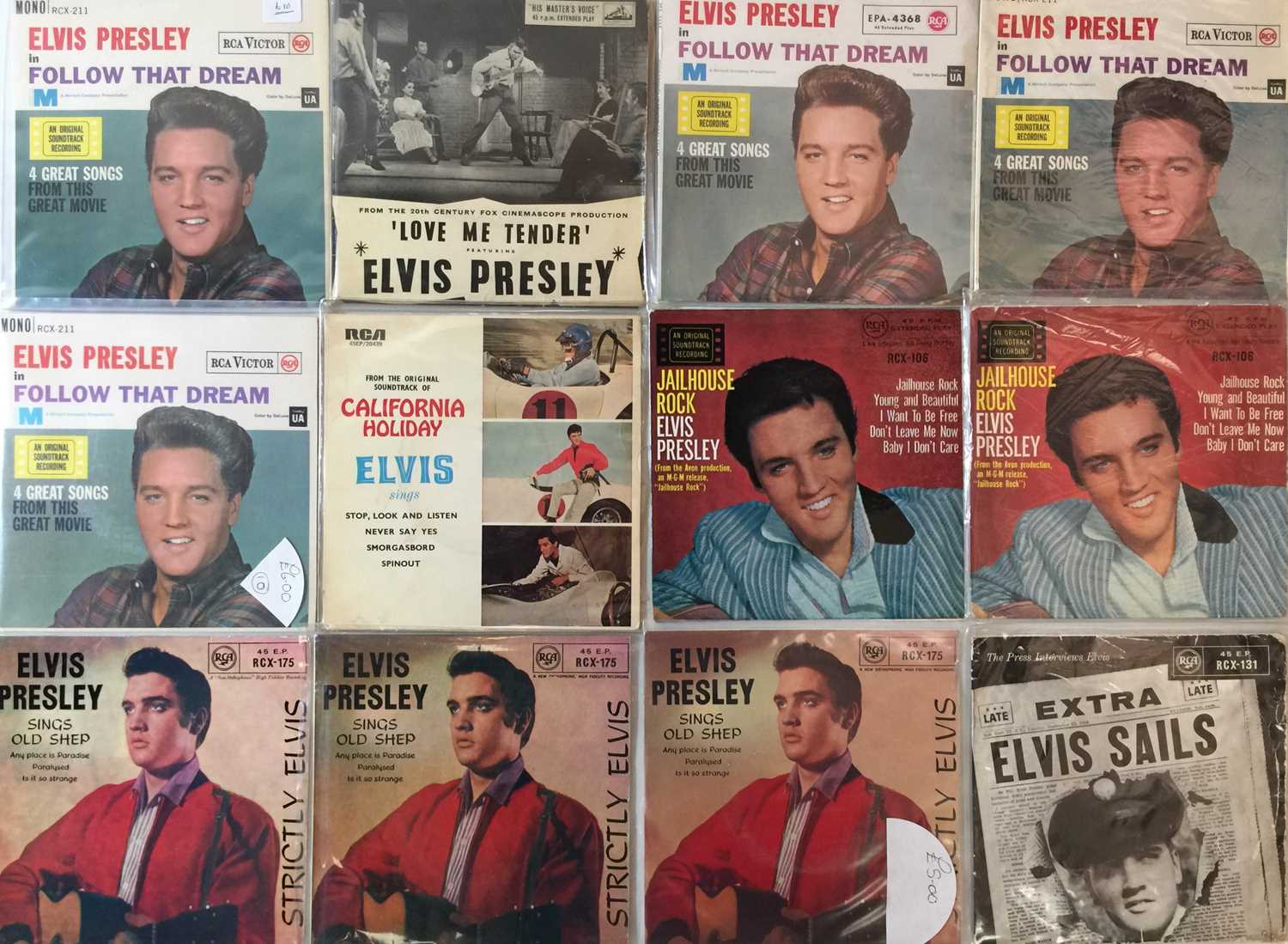 Lot 1161 - ELVIS PRESLEY - 7" COLLECTION