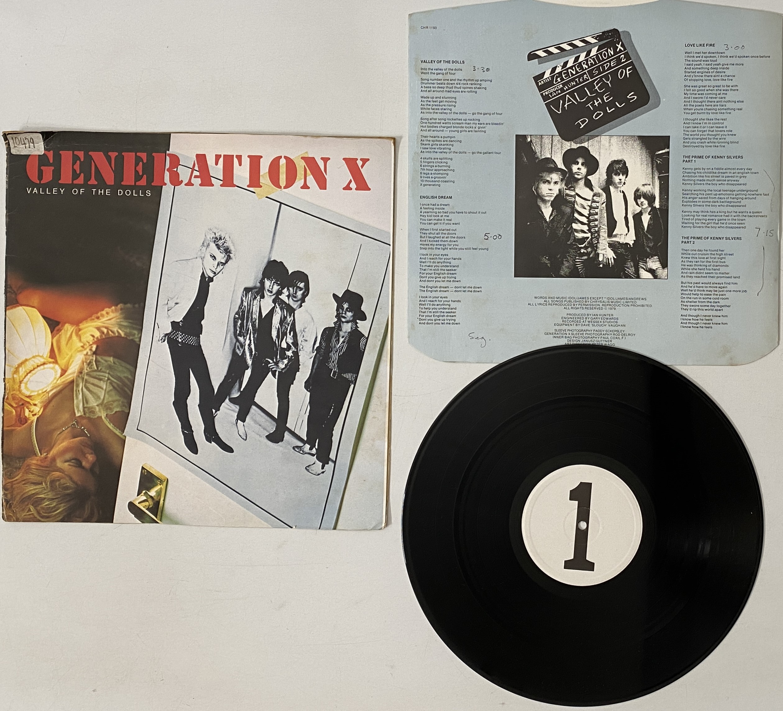 Lot 81 - GENERATION X - LP RARITIES PACK (INC TEST