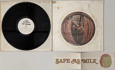 Lot 87 - CAPTAIN BEEFHEART - LICK MY DECALS OFF BABY LP TEST PRESS (INC SLEEVE/ STICKER RARITY)