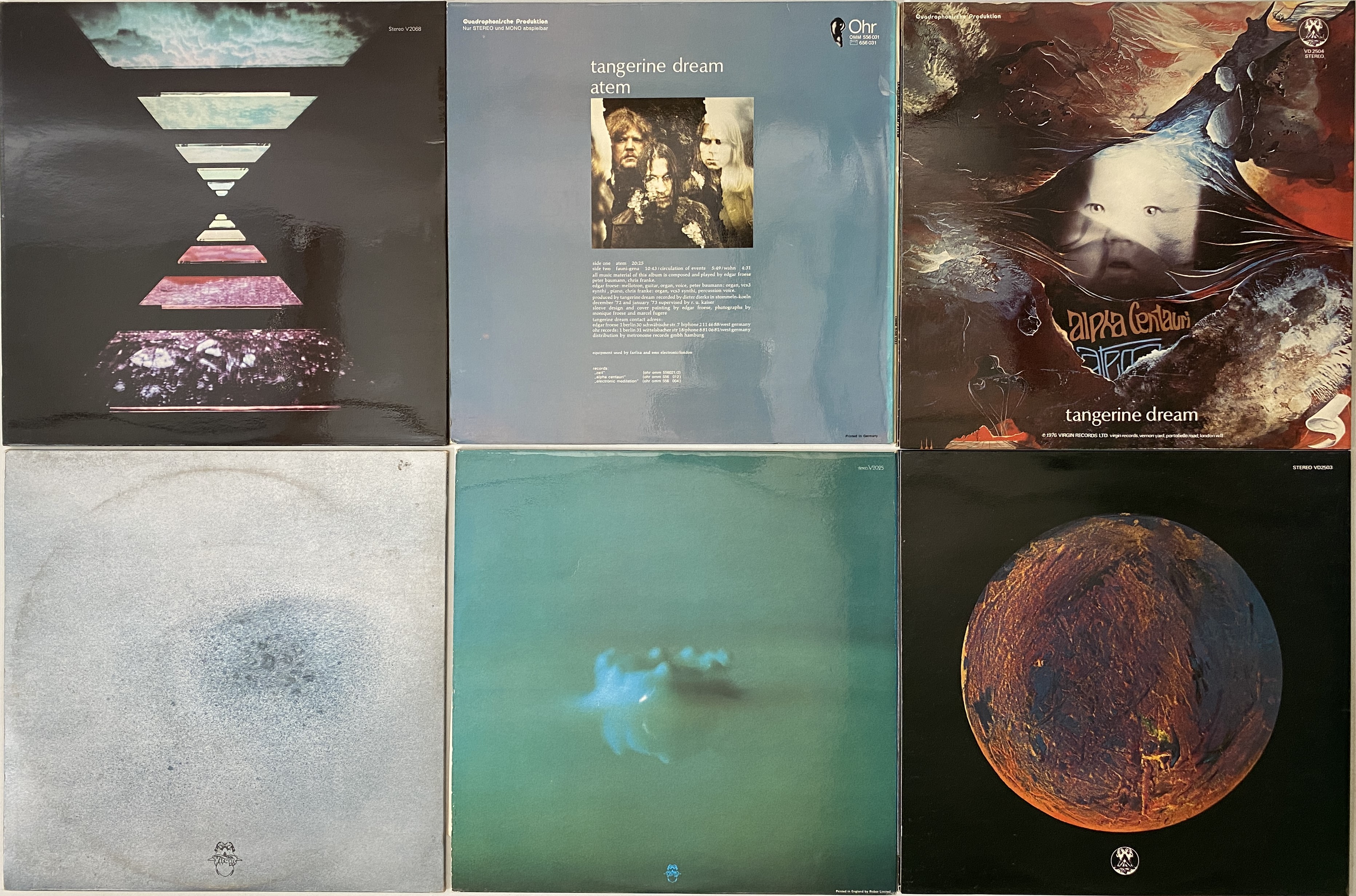 Lot 95 - TANGERINE DREAM - LP PACK