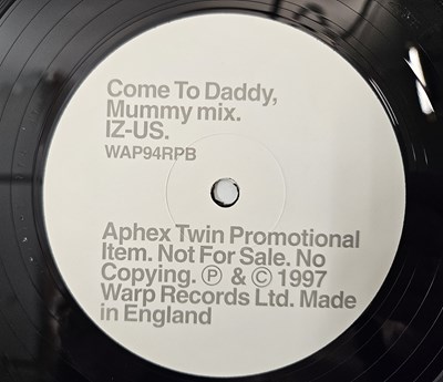 Lot 133 - APHEX TWIN - COME TO DADDY LP (PROMOTIONAL 12" - WAP94P)
