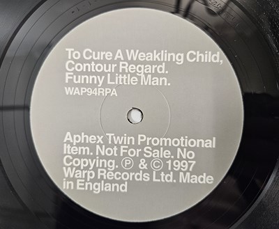 Lot 133 - APHEX TWIN - COME TO DADDY LP (PROMOTIONAL 12" - WAP94P)