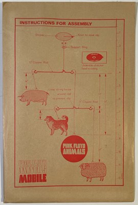 Lot 408 - PINK FLOYD - ORIGINAL SEALED ANIMALS PROMOTIONAL MOBILE.