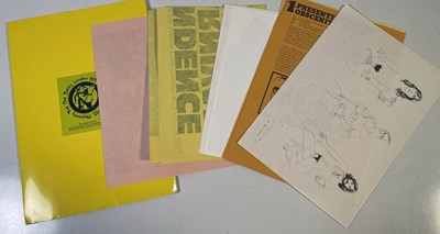 Lot 311 - OZ MAGAZINE - 'FRIENDS OF' PRESS KIT INC DAVID HOCKNEY DRAWING.