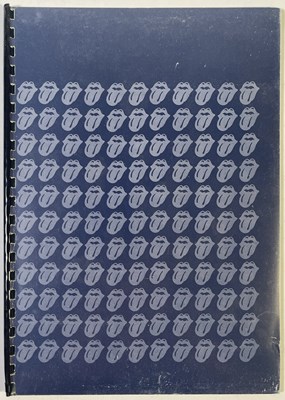 Lot 319 - THE ROLLING STONES - ORIGINAL 1973 PRESS RELEASE / ITINERARY.