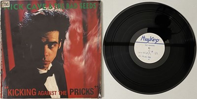 Lot 141 - NICK CAVE & THE BAD SEEDS - KICKING AGAINST THE PRICKS LP (STUMM 28 - WHITE LABEL TEST PRESSING)
