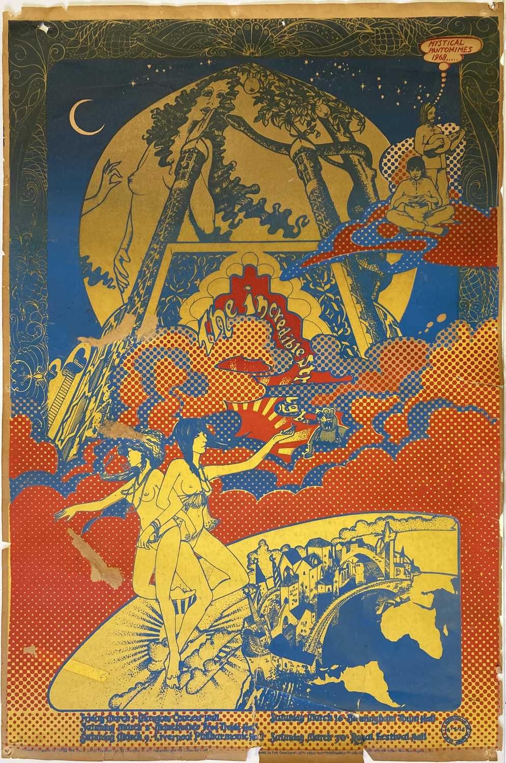 Lot 365 - THE INCREDIBLE STRING BAND MYSTICAL PANTOMIMES HAPSHASH AND THE COLOURED COAT ORIGINAL.