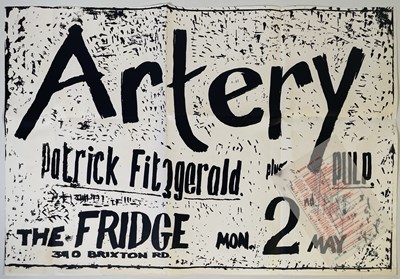 Lot 356 - PULP - EARLY CONCERT POSTER, MAY 1983.