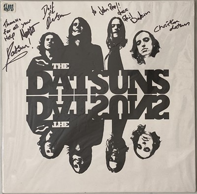 Lot 157 - THE DATSUNS - THE DATSUNS LP (UK ORIGINAL HS009 - SIGNED SLEEVE)