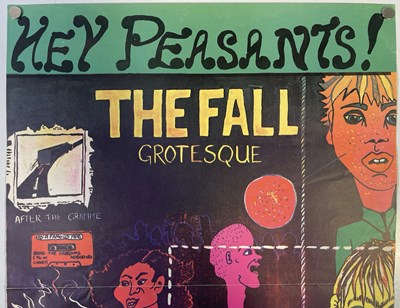 Lot 18 - THE FALL - ORIGINAL GROTESQUE PROMOTIONAL POSTER.
