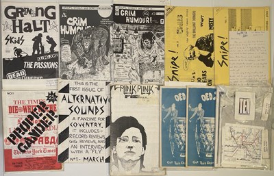 Lot 322 - JOHN'S PUNK ZINES.