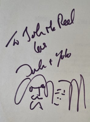 Lot 428 - THE BEATLES - JOHN LENNON SIGNED COPY OF 'UNFINISHED MUSIC'.