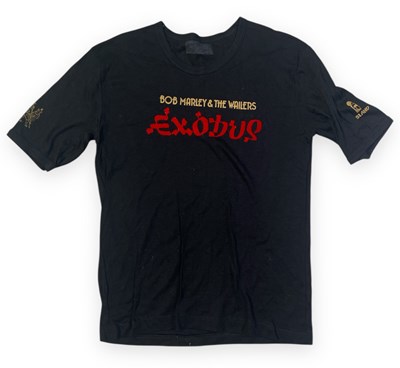 Lot 336 - BOB MARLEY & THE WAILERS 'EXODUS' 1977 PROMO T-SHIRT.