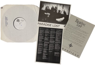 Lot 182 - PARADISE LOST - LOST PARADISE LP (VILE 17 - WHITE LABEL TEST PRESSING)