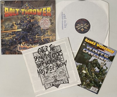 Lot 186 - BOLT THROWER - REALM OF CHAOS LP (MOSH 13 - INC PROMO ITEMS)