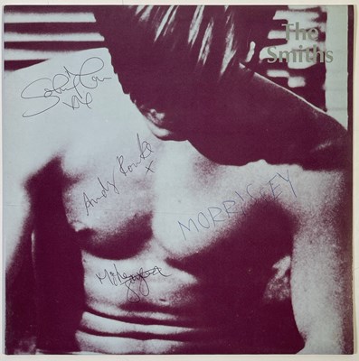 Lot 148 - THE SMITHS - FULLY SIGNED COPY OF THE DEBUT LP.